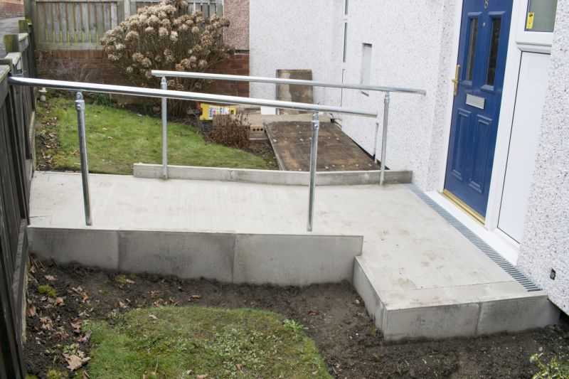 Finished Concrete Ramp