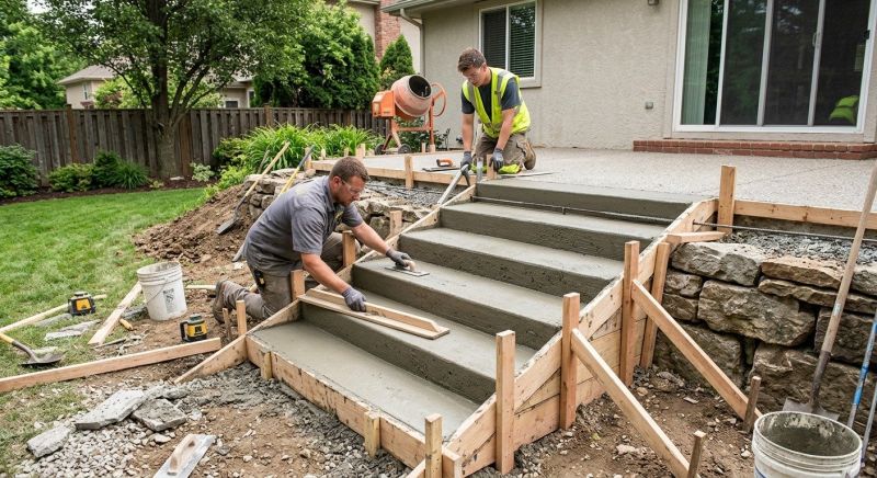 Entryway Stairs Installation in Sacramento, CA